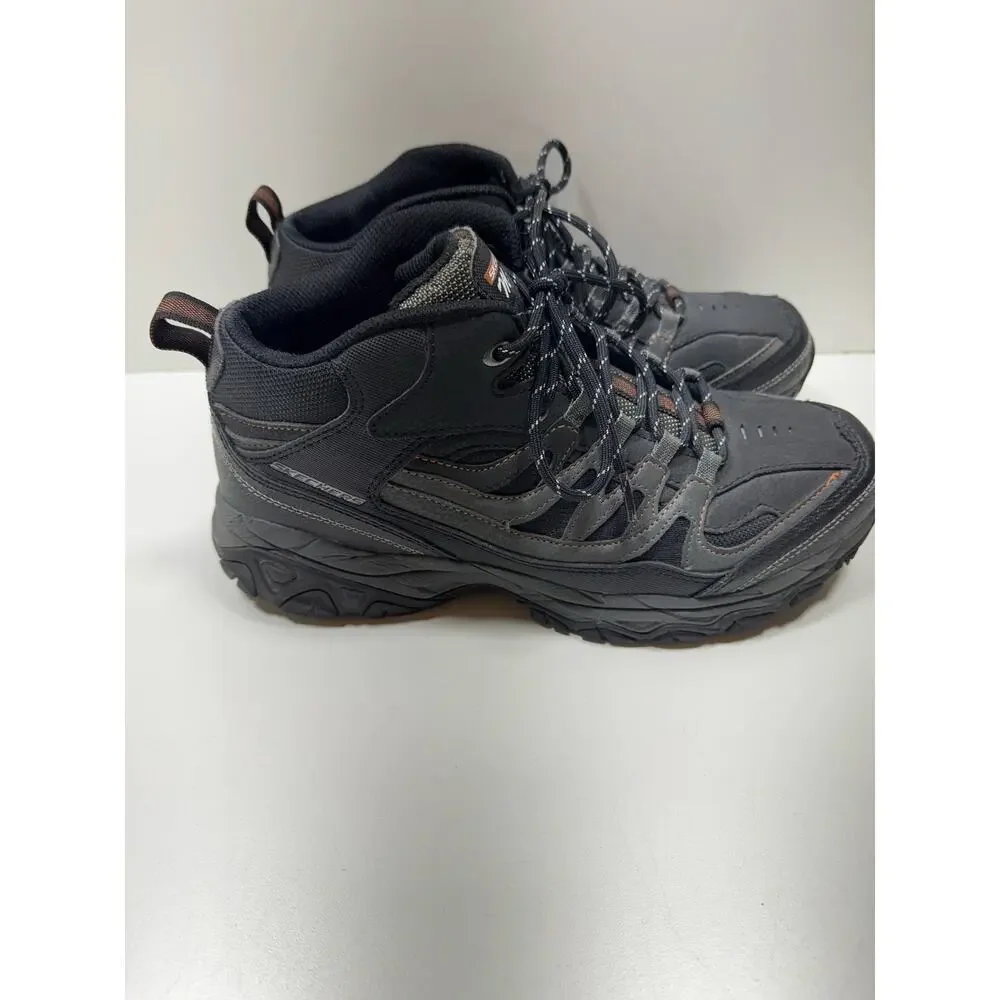 Skechers M Fit Sneaker Mens Shoes Sz 9 Lace Up SN 50120 BKCC Leather/Synthetic